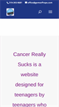Mobile Screenshot of cancerreallysucks.org
